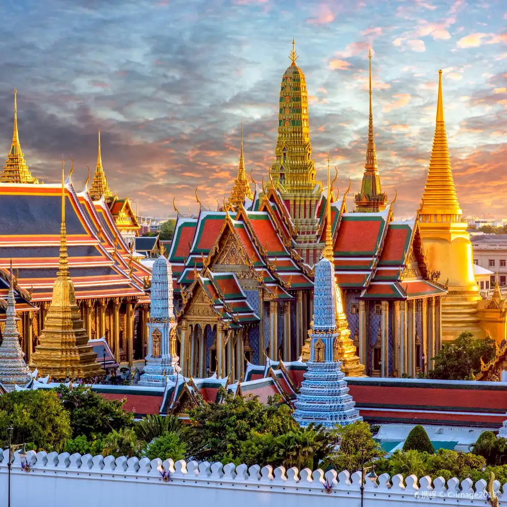 Modern hospital campus in Thailand